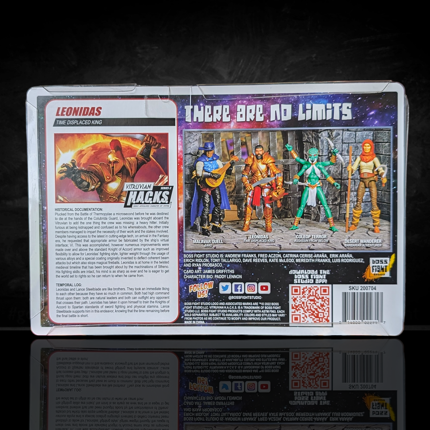 Leonidas the Time Displaced King -Vitruvian H.A.C.K.S. 1:18 Scale Action Figure
