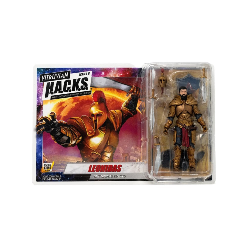 Leonidas the Time Displaced King -Vitruvian H.A.C.K.S. 1:18 Scale Action Figure