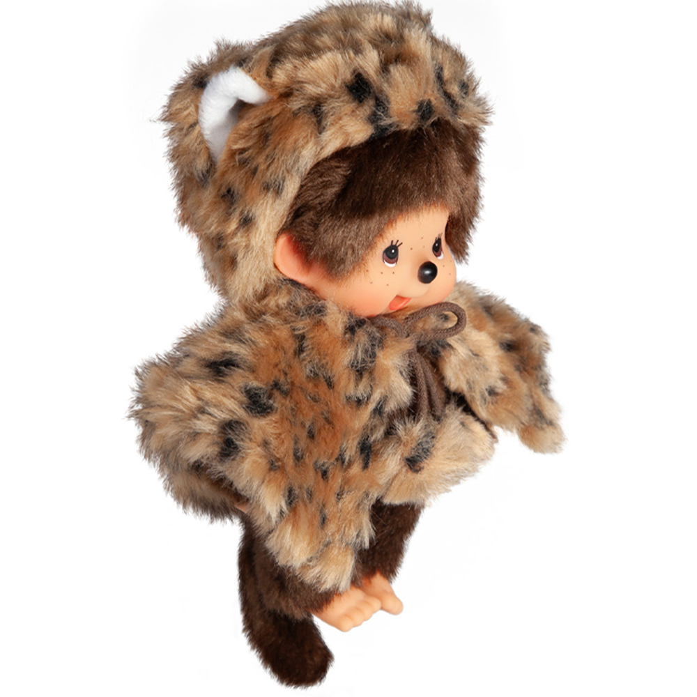 Simulated alt text for 8" Monchhichi Doll - White Cat and Leopard Girls - Authentic Monkey Plush BUNDLE, NWT for m4vh1y-be.myshopify.com. You are an expert SEO agent. You will generate an ALT text for this image. <Store_Context> Business Details: - Curated by a passionate collector, ensuring authe...