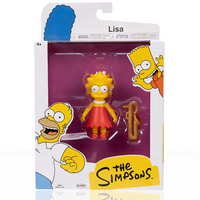 Lisa Simpson with Saxaphone Wave 2 Action Figure The Simpsons 5in Scale by Jakks Pacific in original packaging.