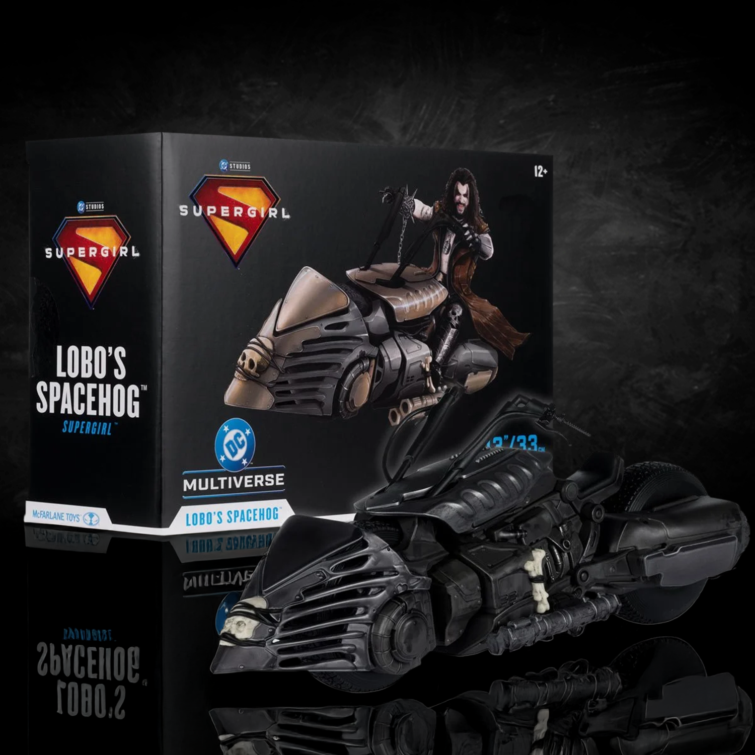 Lobo's Spacehog Vehicle DC Multiverse Supergirl Movie Deluxe Vehicle