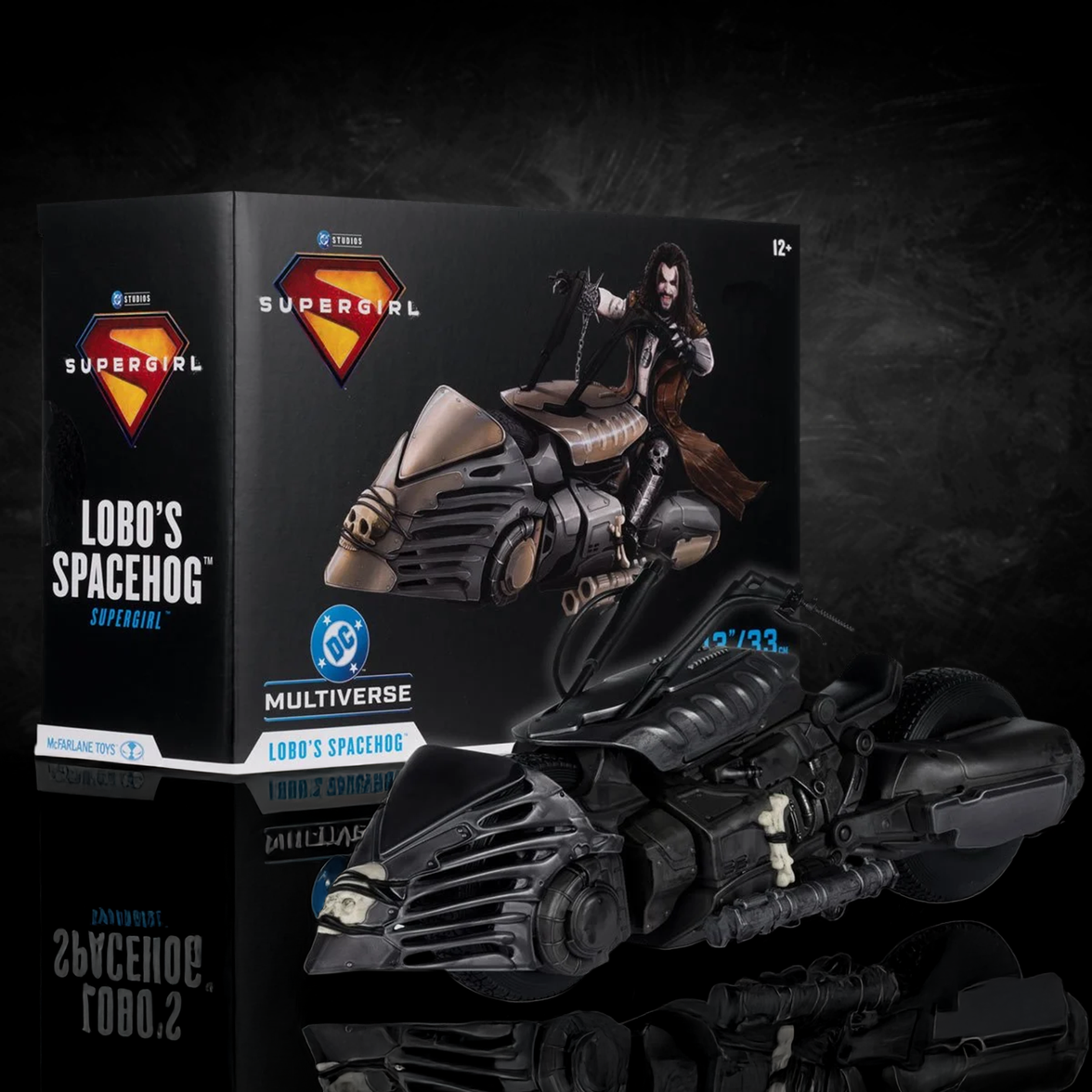 Lobo's Spacehog Vehicle DC Multiverse Supergirl Movie Deluxe Vehicle