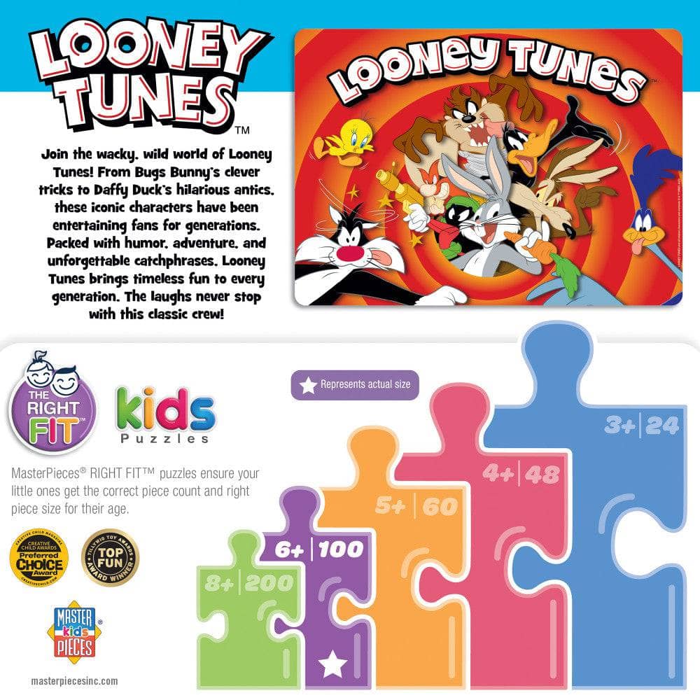 Looney Tunes 100 Piece That's All Folks Jigsaw Puzzle Master Pieces