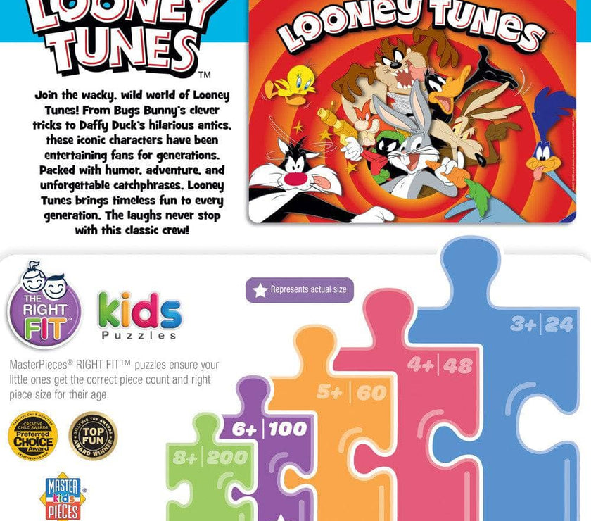 Looney Tunes 100 Piece That's All Folks Jigsaw Puzzle Master Pieces