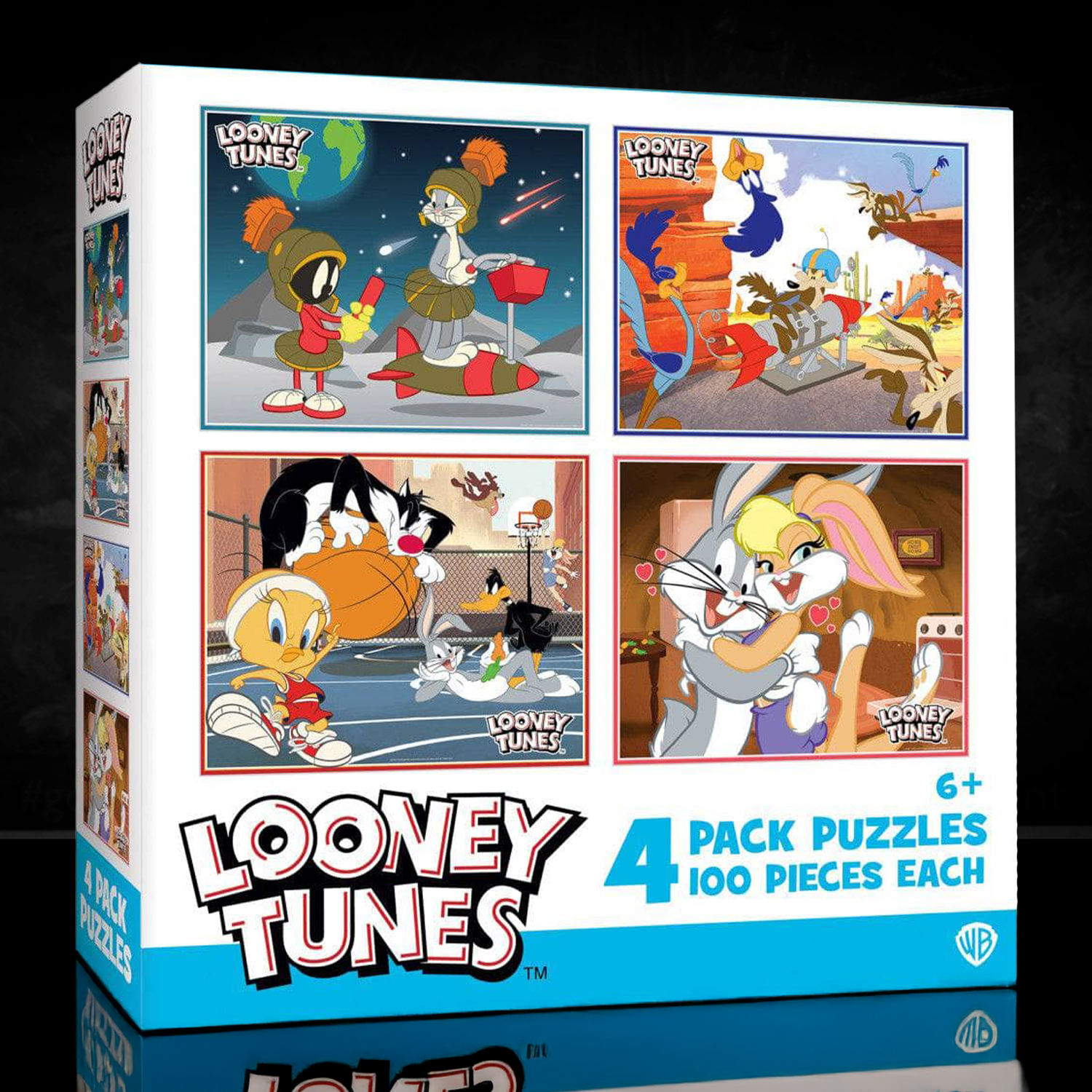 Looney Tunes 100 Piece Jigsaw Puzzles 4-Pack by MasterPieces