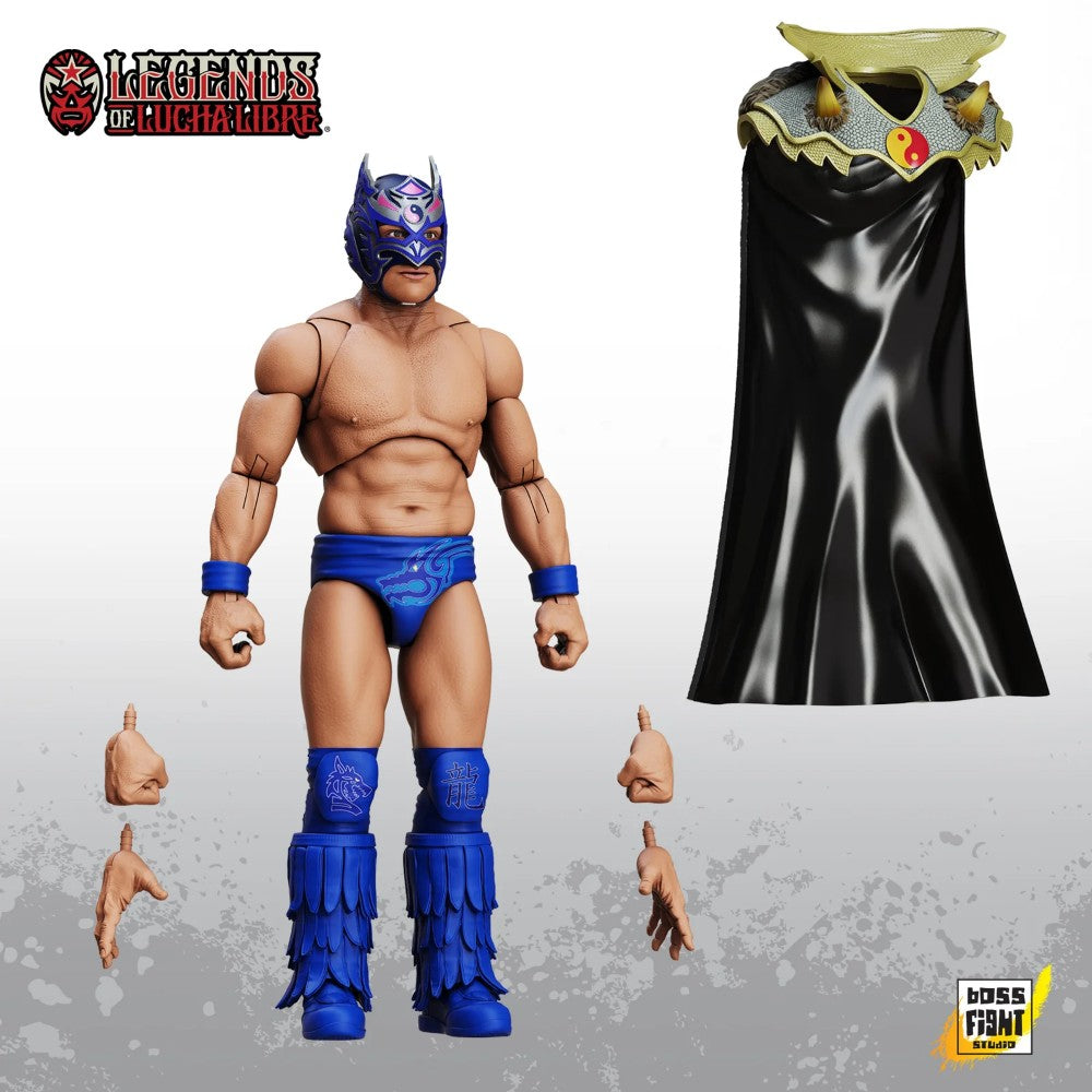 Dragon Lee Legends of Lucha Libre Premium Action Figure Boss Fight Studio