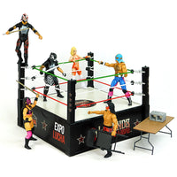 Wrestling Ring Playset Legends of Lucha Libre Premium 1:12 Scale 6"