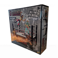 Wrestling Ring Playset Legends of Lucha Libre Premium 1:12 Scale 6" by Boss Fight Studio Llc in packaging box.