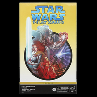 Star Wars The Last Command comic cover featuring Luke Skywalker, Joruus C'baoth, and Mara Jade by Hasbro
