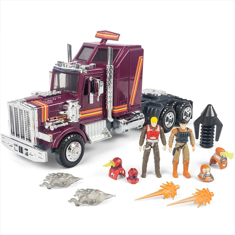 The Loyal Subjects M.A.S.K. Mobile Defense Unit playset with semi-truck, figures, masks, and action accessories