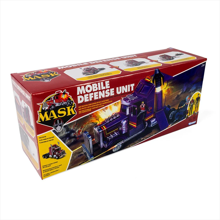 The Loyal Subjects M.A.S.K. Mobile Defense Unit transforming semi-truck action figure playset packaging