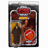 Mace Windu Star Wars Retro Collection Action Figure - in case by Kenner in original carded packaging
