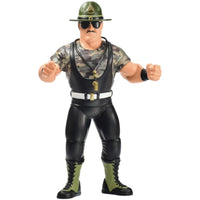 Sgt. Slaughter Major Big Rubber Guys 1:9 Scale 8-Inch Posed Wrestling Figure by Major in camo outfit and hat