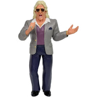 Ric Flair Suited Major Big Rubber Guys 1:9 Scale 8-Inch Posed Wrestling Figure by Major in gray jacket and purple shirt