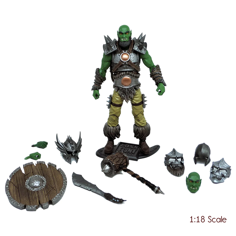 Orc Conqueror Male Savage Warrior Vitruvian H.A.C.K.S. Boss Fight Figure by Boss Fight Studio Llc
