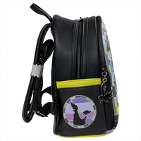 Sleeping Beauty Maleficent Stained Glass Mini-Backpack Loungefly