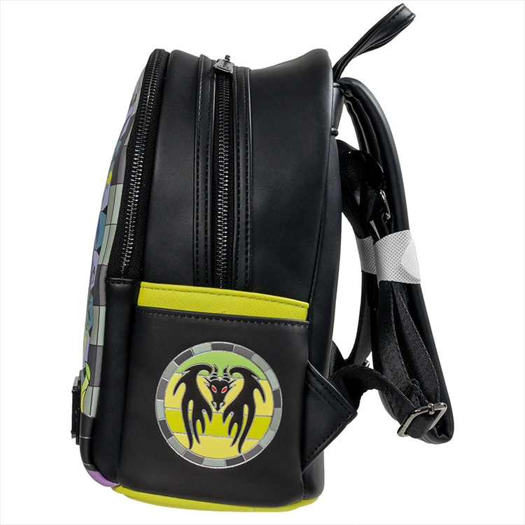 Sleeping Beauty Maleficent Stained Glass Mini-Backpack Loungefly