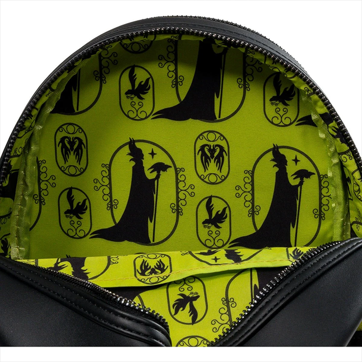 Sleeping Beauty Maleficent Stained Glass Mini-Backpack Loungefly