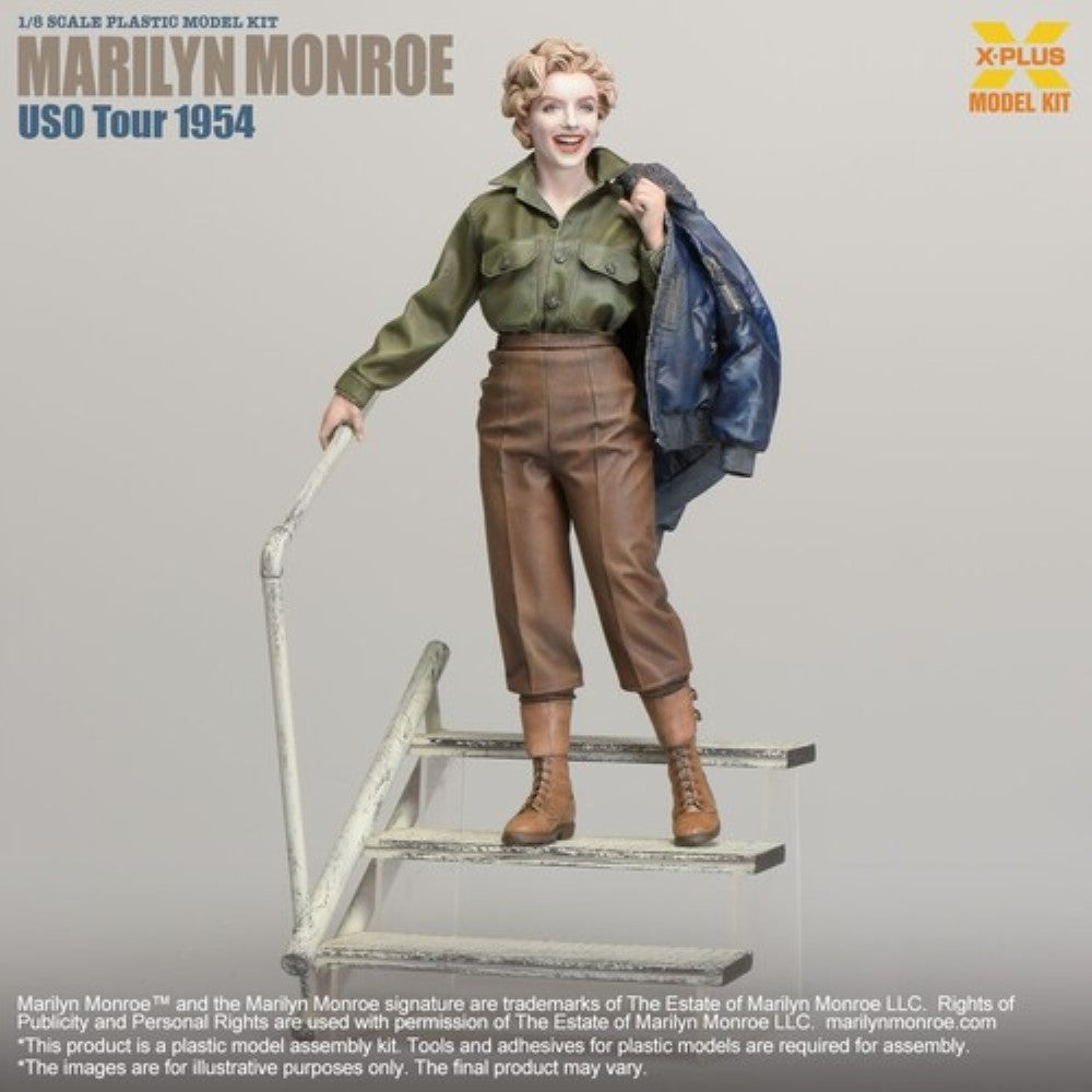 Marilyn Monroe USO Tour 1954 1/8 Scale Model Kit X-Plus