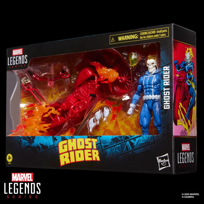 Marvel Legends Series Ghost Rider Johnny Blaze 6-Inch Action Figure with Motorcycle