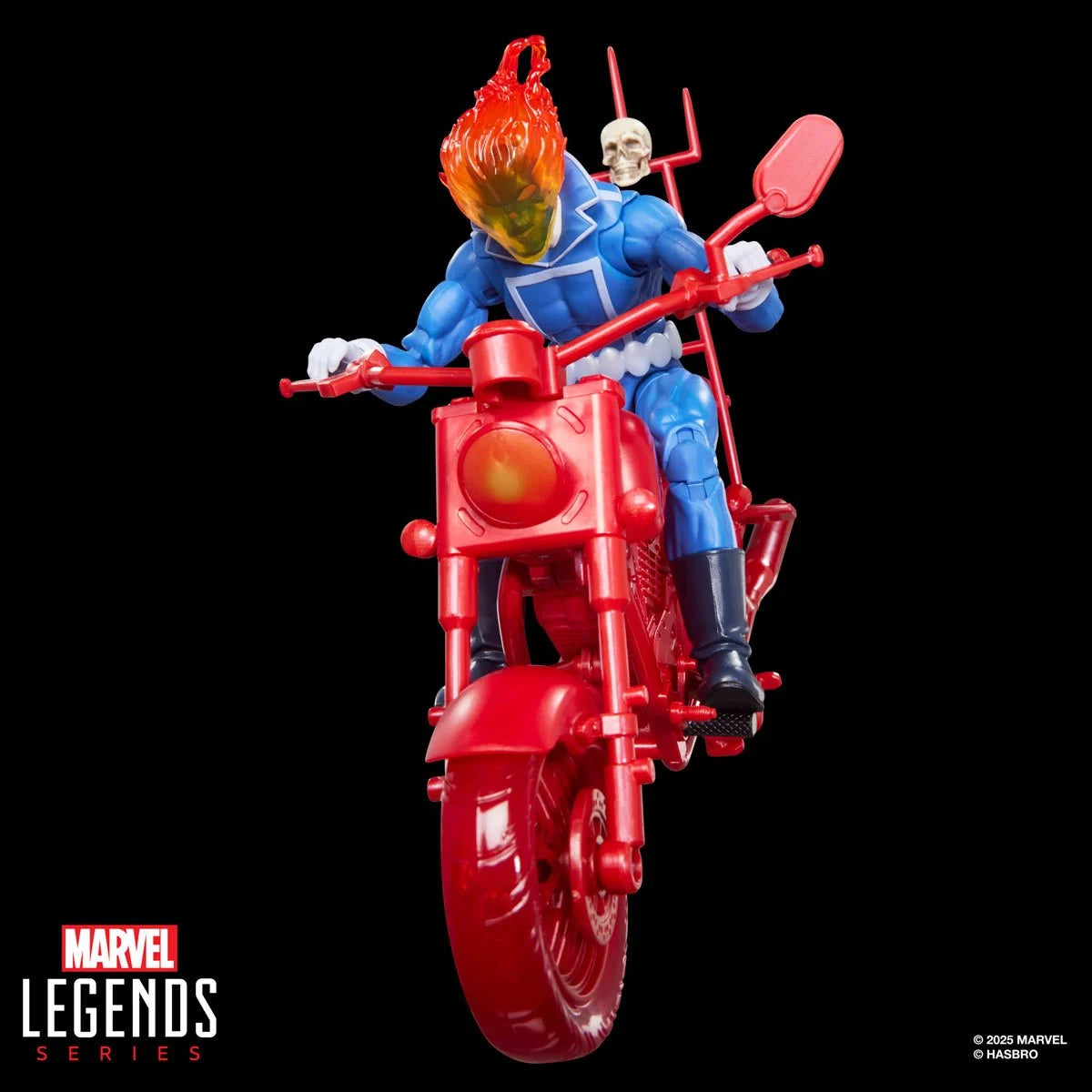 Marvel Legends Series Ghost Rider Johnny Blaze 6-Inch Action Figure with Motorcycle