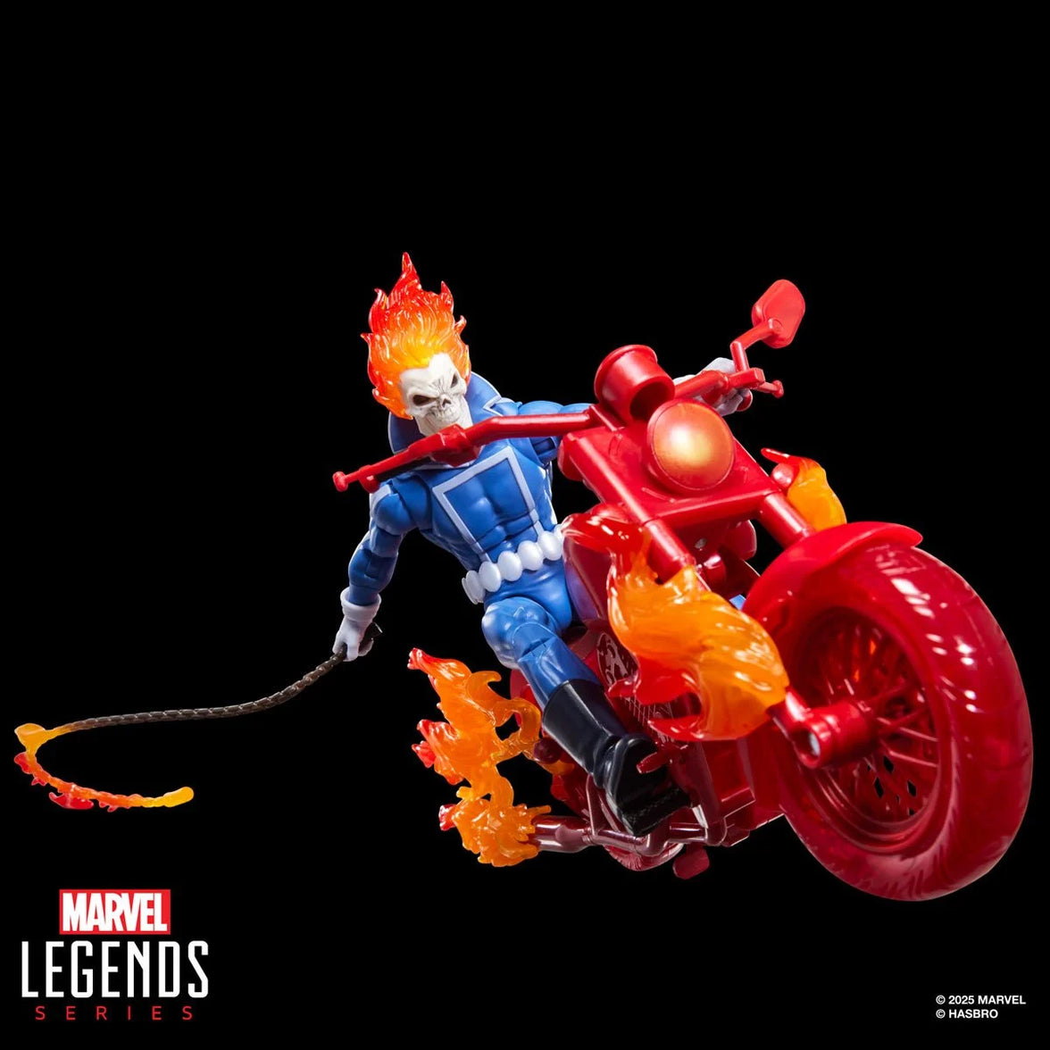 Marvel Legends Series Ghost Rider Johnny Blaze 6-Inch Action Figure with Motorcycle