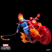 Marvel Legends Series Ghost Rider Johnny Blaze 6-Inch Action Figure with Motorcycle
