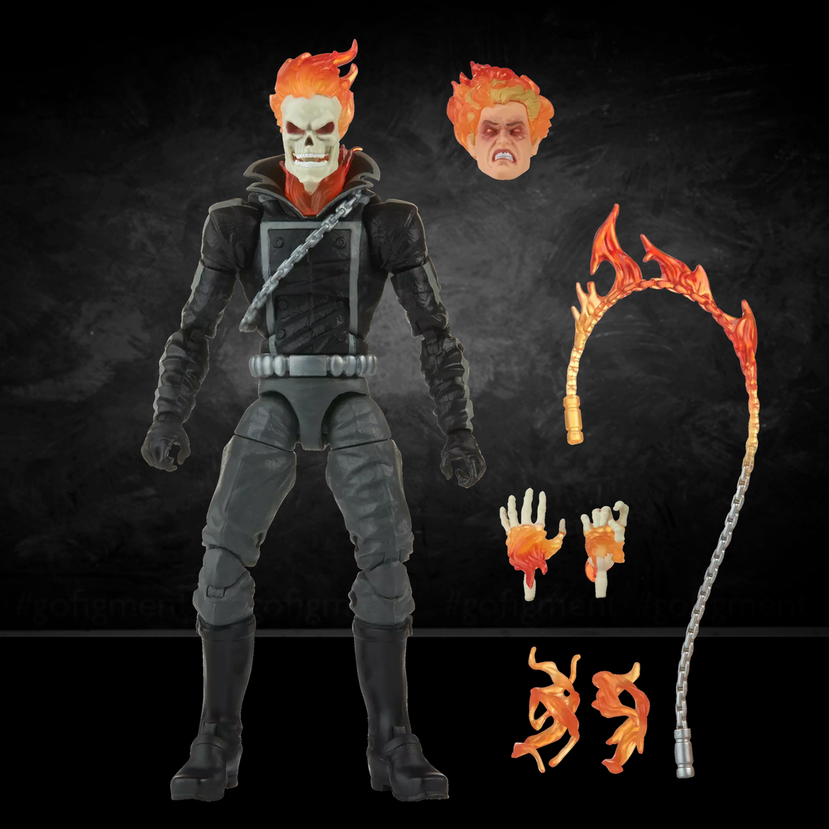 Ghost Rider 1:12 Scale 6" Marvel Legends Retro Cardback Action Figure