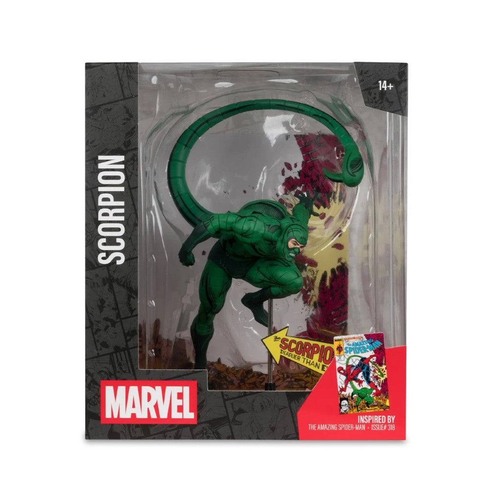 Scorpion - Brand New Day 1:10 Scale Posed Figure Scene McFarlane Toys #318 by Hasbro in Marvel packaging