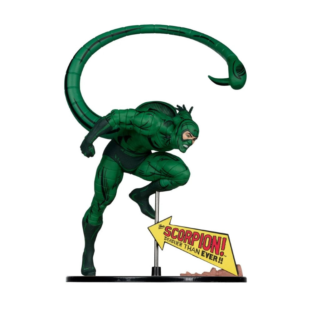 Scorpion - Brand New Day 1:10 Scale Posed Figure Scene McFarlane Toys #318 by Hasbro in dynamic action pose