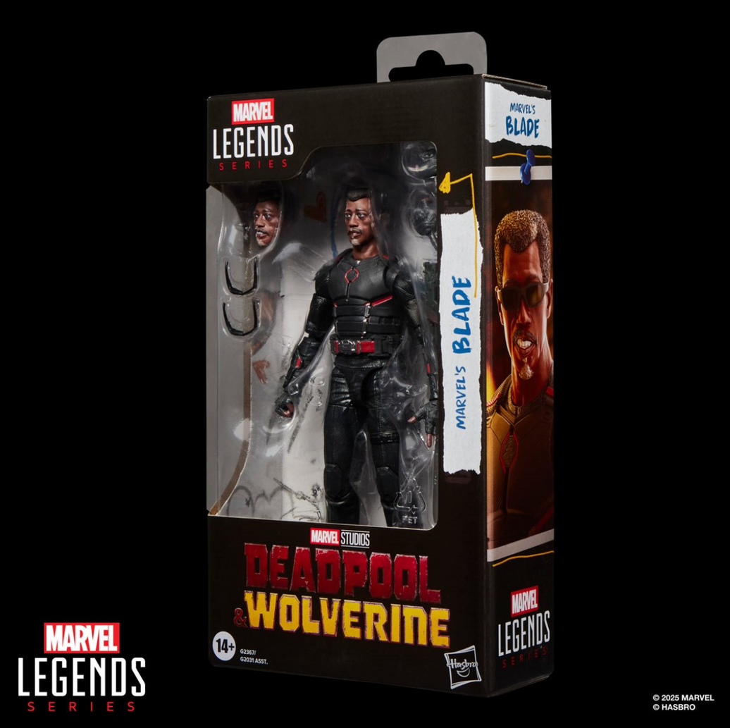 Marvel Legends Blade 6" Action Figure Deadpool Wolverine Movie Hasbro New
