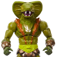 7-inch Mattel Kobra Khan Masters of the Universe Masterverse action figure with articulated pose and detailed design
