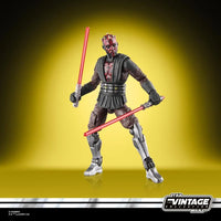 Star Wars Vintage Collection Maul (Maul - Shadow Lord)Action Figure (VC201) by Kenner with dual red lightsabers, detailed pose