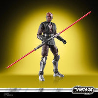 Star Wars Vintage Collection Maul (Maul - Shadow Lord)Action Figure (VC201) by Kenner with double-bladed red lightsaber.