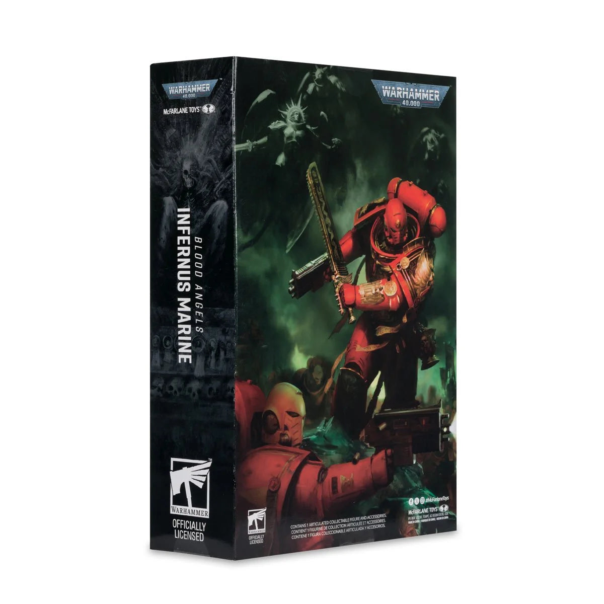 Infernus Marine Blood Angels 7" McFarlane Action Figure Wave 13 by McFarlane Toys in boxed packaging