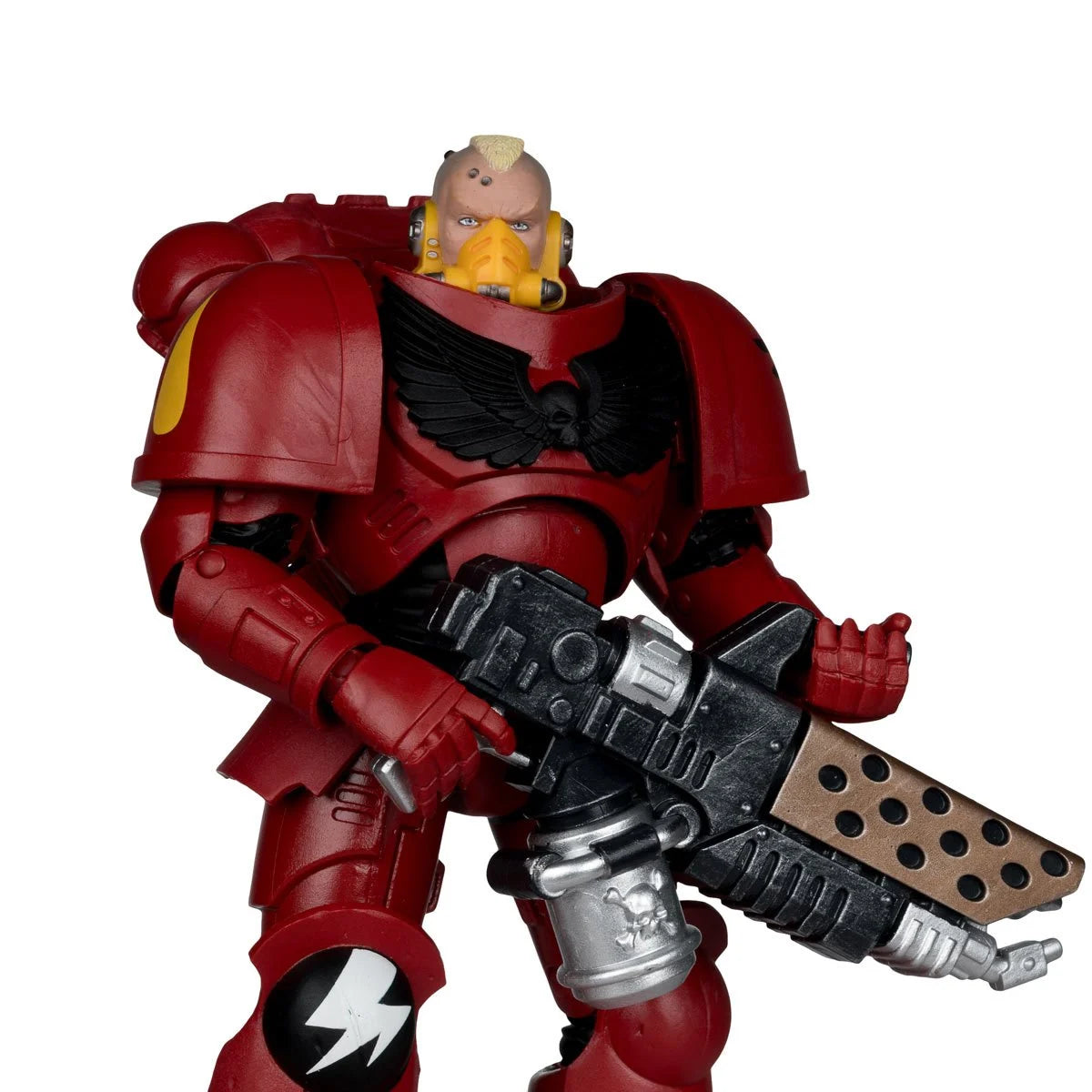 Infernus Marine Blood Angels 7" McFarlane Action Figure Wave 13, red armored action figure by McFarlane Toys