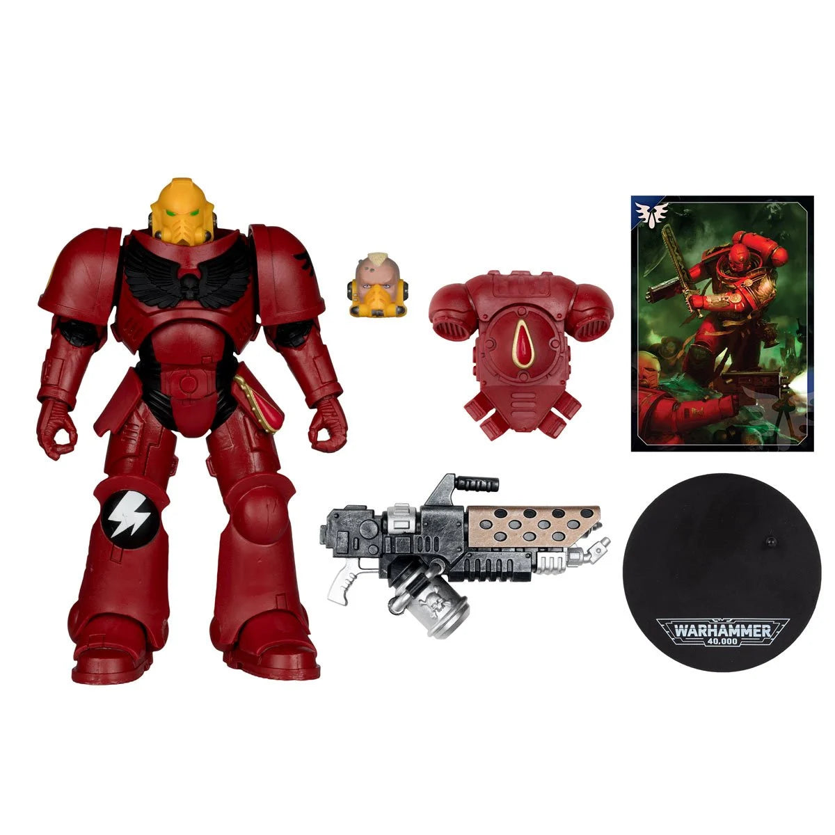 Infernus Marine Blood Angels 7" McFarlane Action Figure Wave 13 with accessories by McFarlane Toys