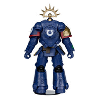 3rd Company Lieutenant Ultramarines 7" McFarlane Figure Wave 13 by McFarlane Toys blue armored collectible figure
