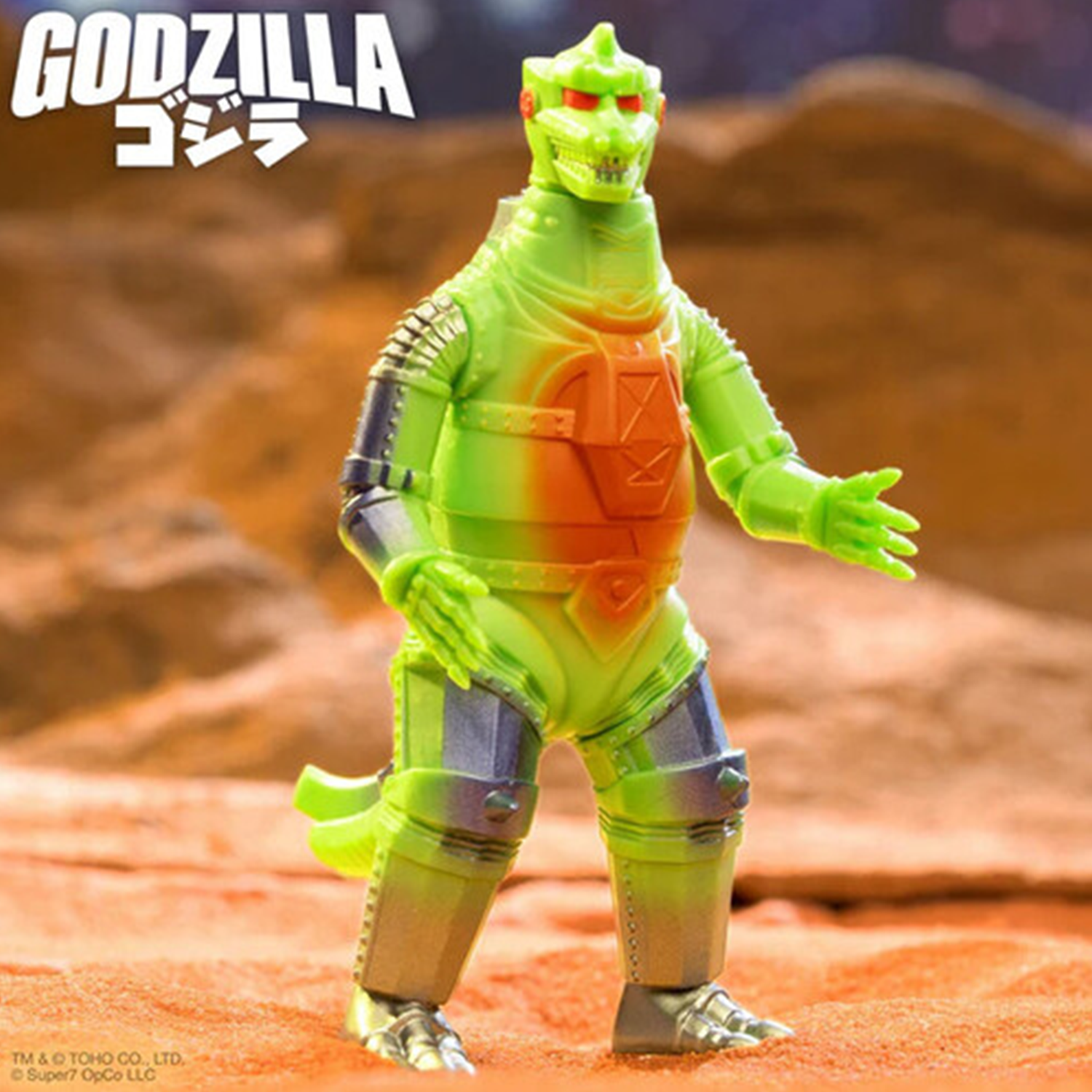 Mechagodzilla Vintage 50th Anniversary Toho ReAction Figure Super7 3.75 Inch