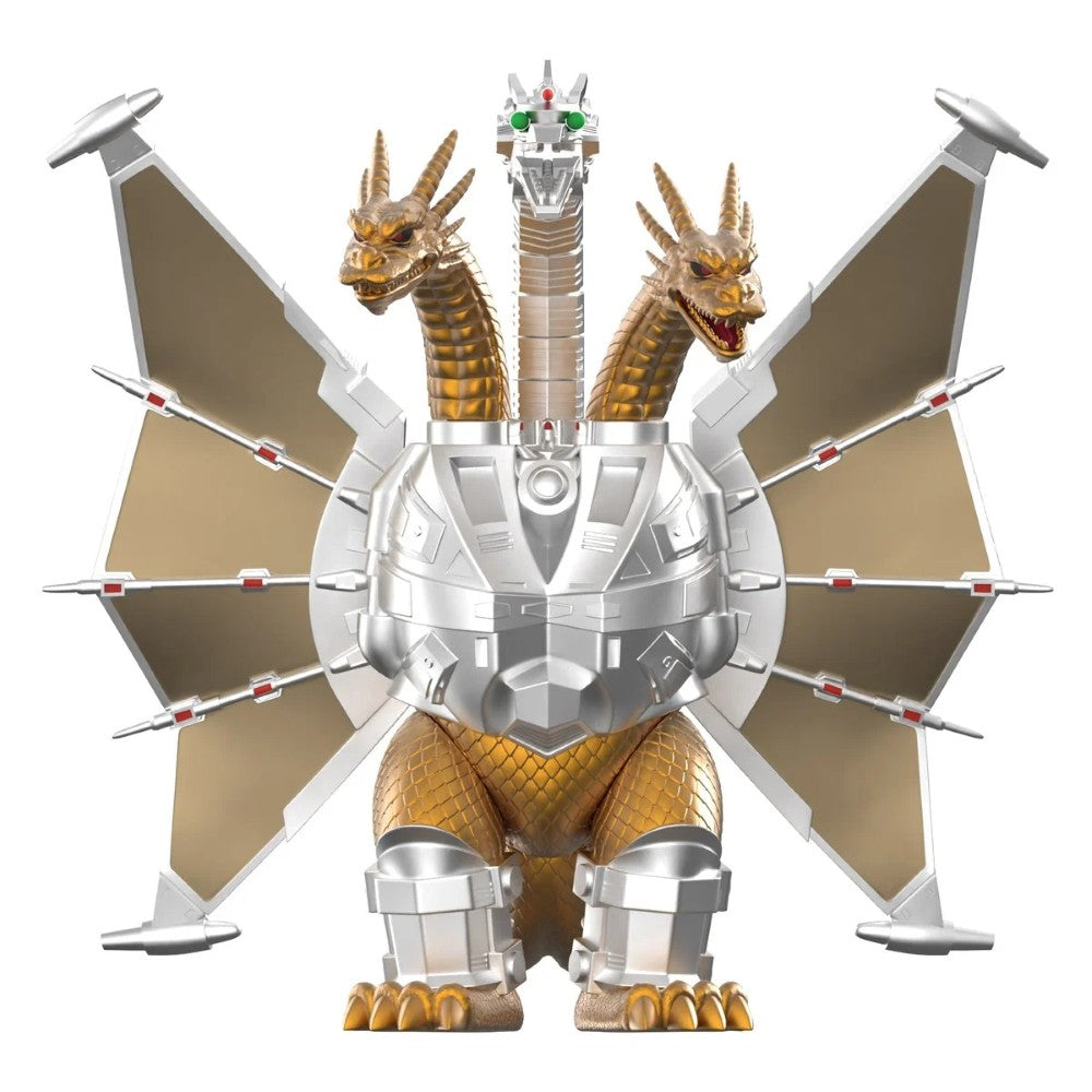 Mecha King Ghidorah 3 3/4-Inch ReAction Figure Super7 Godzilla Toho Collectible Figure