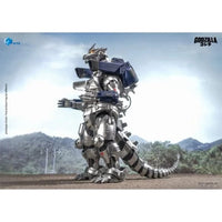 Mechagodzilla MFS-3 Exquisite Basic Series None Scale 7 3/4-Inch Action Figure Godzilla Against Mechagodzilla by Exquisite in outdoor setting