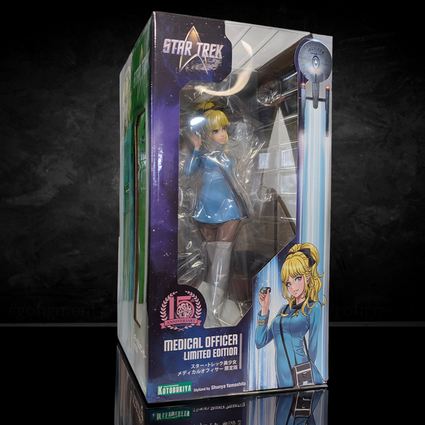 Star Trek: The Original Series Medical Officer Bishoujo 1:7 Scale Statue - Limited Edition by Bishoujo in box display.
