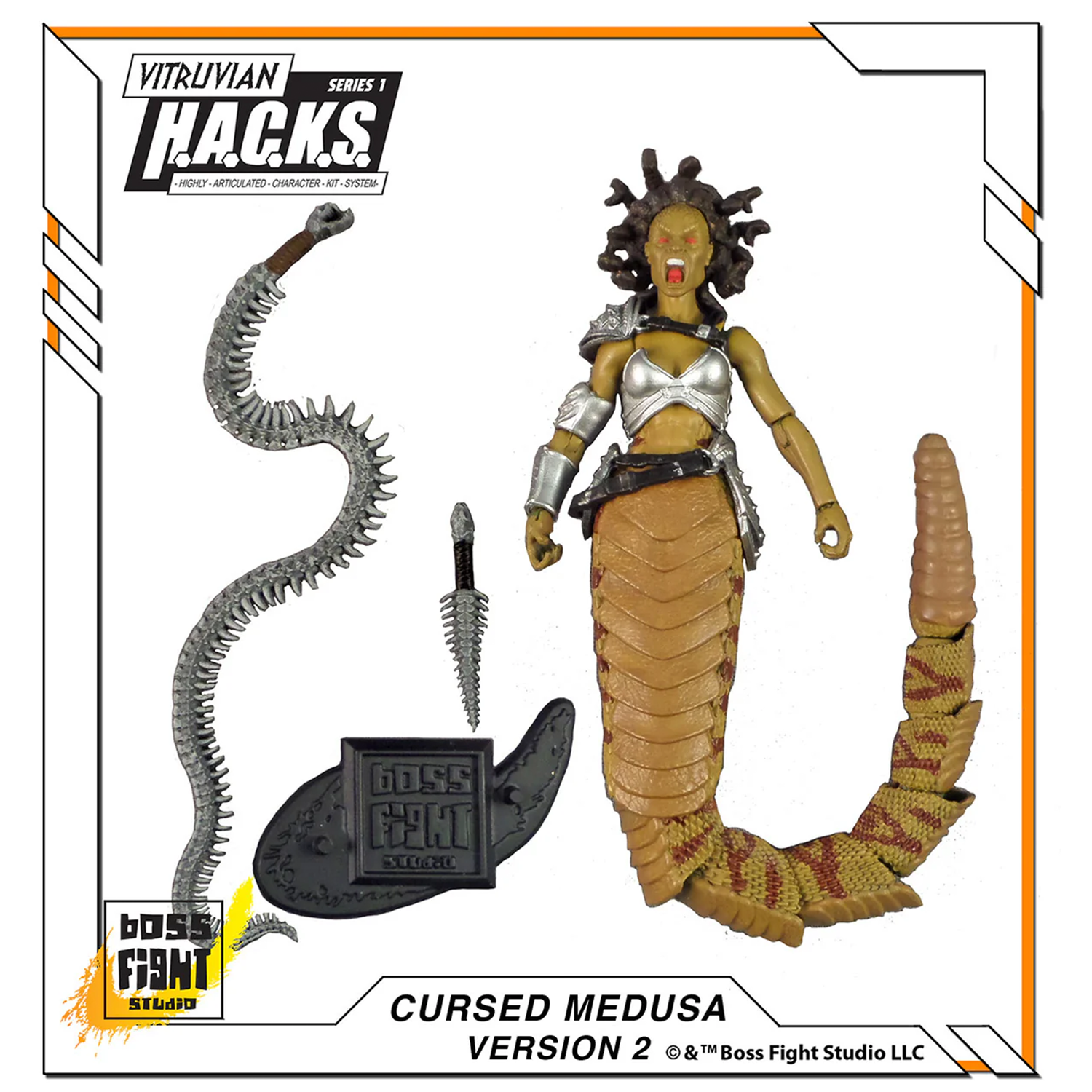 Cursed Medusa Assassin from Below -Vitruvian H.A.C.K.S. 1:18 Scale Action Figure