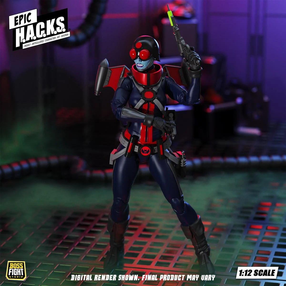 Mercy Zaleska 6" Boss Fight Studio Action Figure Epic HACKS Articulated