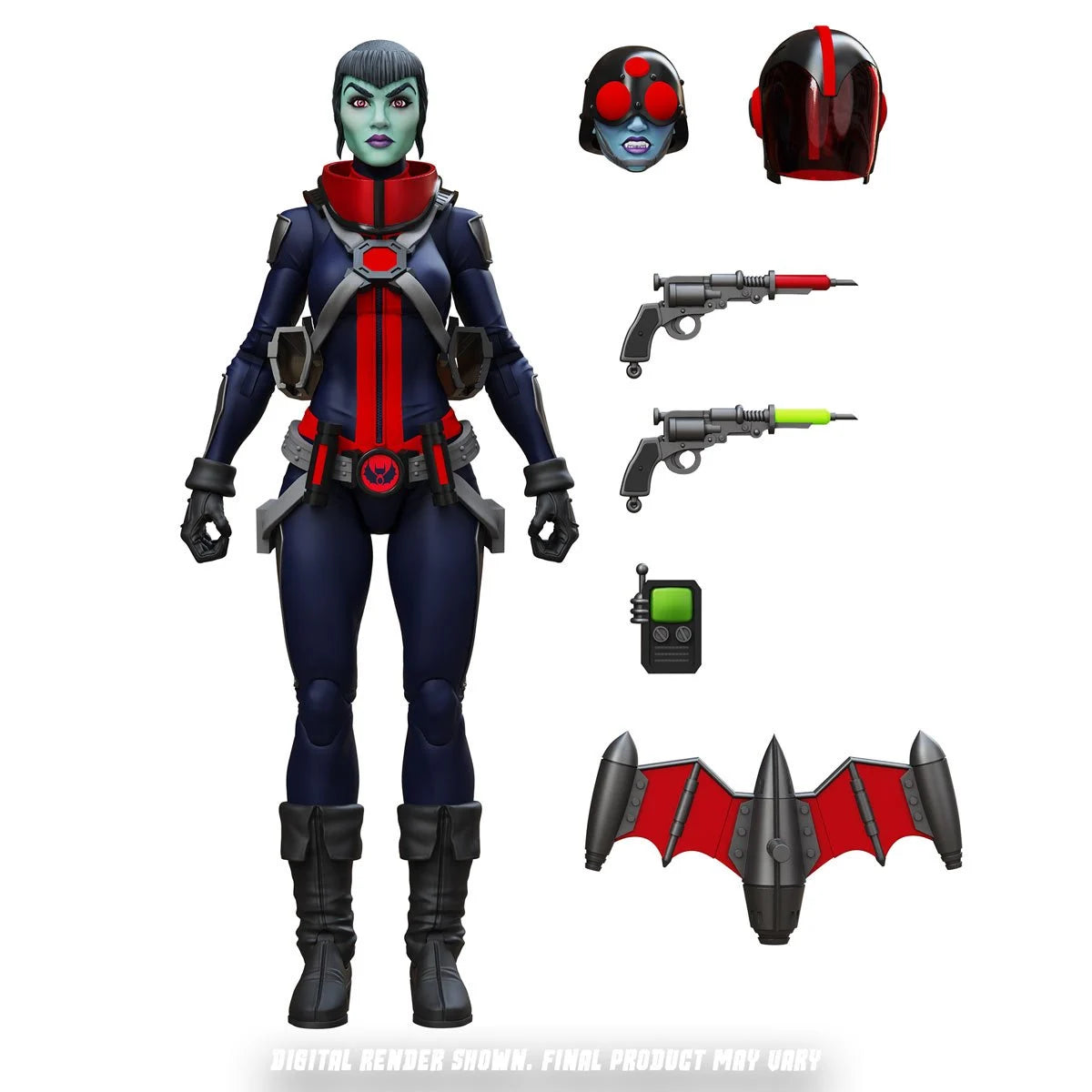 Mercy Zaleska 6" Boss Fight Studio Action Figure Epic HACKS Articulated with alternate heads and weapons