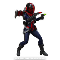 Mercy Zaleska 6" Boss Fight Studio Action Figure Epic HACKS Articulated in red and black armor