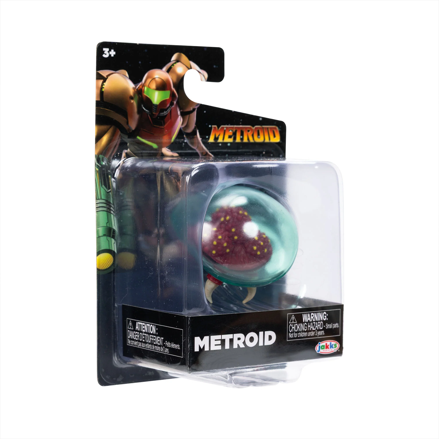 Metroid Prime Figure 2.5 inch Metroid World of Nintendo 3 Points of Articulation by Go Figment in original packaging
