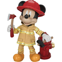 Beast Kingdom Mickey Mouse Fireman DAH-103 Dynamic 8-Ction Heroes Action Figure with axe and fire hydrant