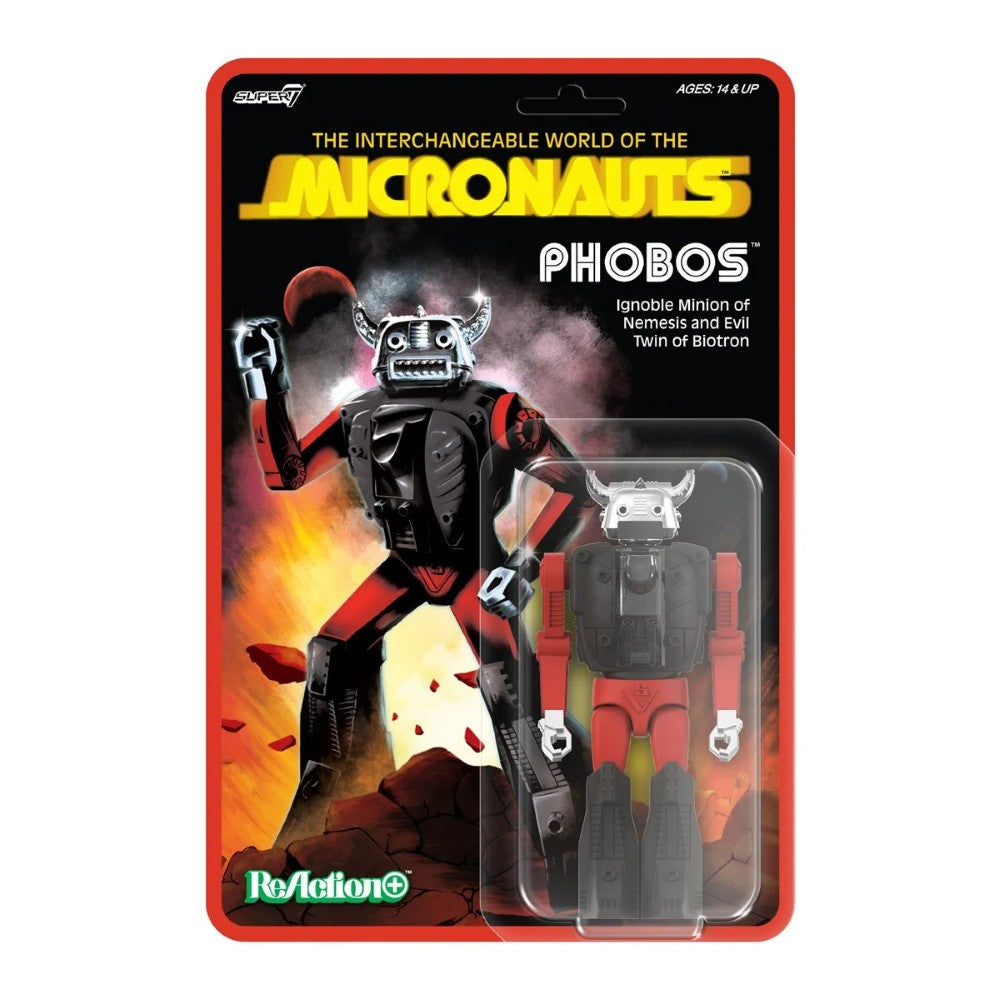 Phobos Micronauts Super7 ReAction+ Action Figure 12 Points of Articulation