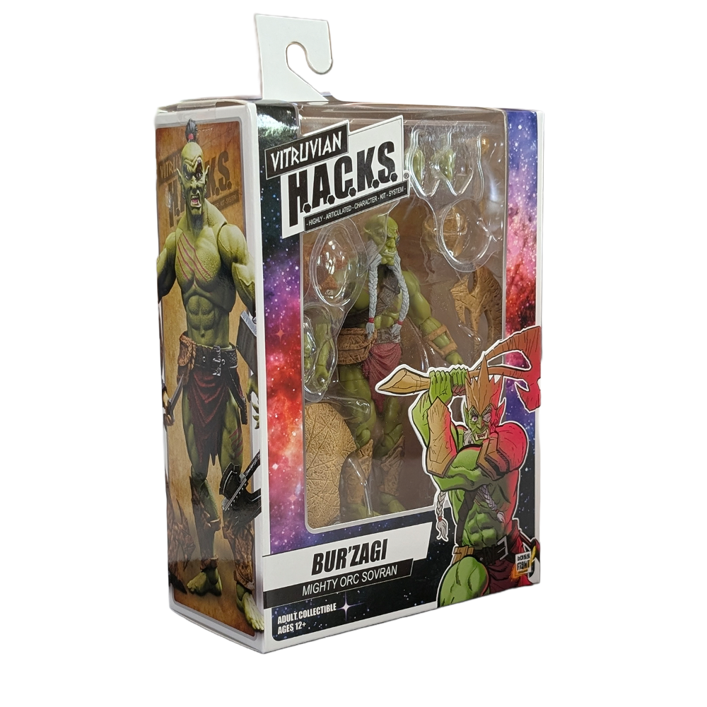 Bur’Zagi Mighty Orc Sovran -Vitruvian H.A.C.K.S. 1:18 Scale Action Figure